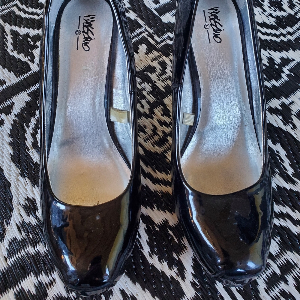 Black Massimo Heels